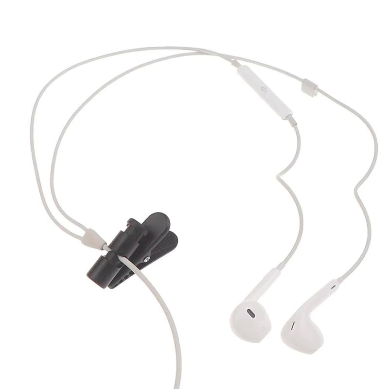 3 Pcs Audio Fan Earphone Clip Cable Clip Cord Closure