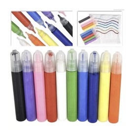 T-Shirt Fabric with Pen, Pack of 8