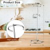 Ajrwiiy Milk Frother Stand Compatible with Zulay Powerful Silver