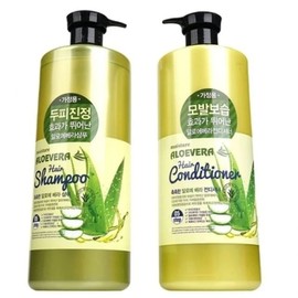 ( ) Moist Aloe Vera Hair Shampoo 1500g Conditioner 1500ml / ( )촉촉한 알로에베라 헤어 샴푸 1500g 컨디셔너 1500ml