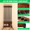Pool Stick Holder Wall Mount, Pool Cue Set Holder for