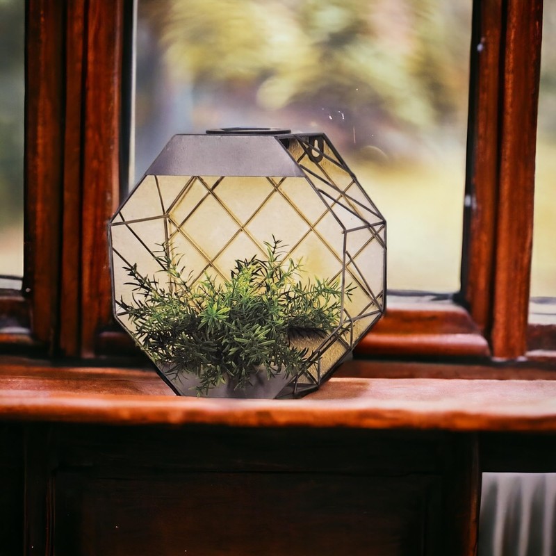 DIVAS SPIRITUAL Hexagonal Wall Planter Grey (Grey)