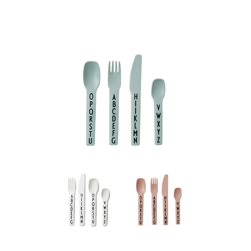 DESIGN LETTERS Design Letters Kids Cutlery Set, Green