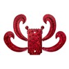DAIWA Octopus Lei Comfortable Octopus Crawling Crab Curly Red Glitter