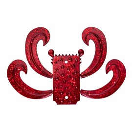 DAIWA Octopus Lei Comfortable Octopus Crawling Crab Curly Red Glitter