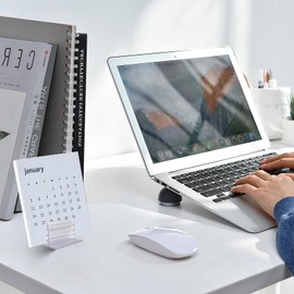 SPNKMJUJ 10 PCS Self Adhesive Poster Board Stand Acrylic Poster Stand 1/8" to 1/4" Thick Sneeze Bracket Mouth Foam Board Stand for Desk Table Counter (1.96")