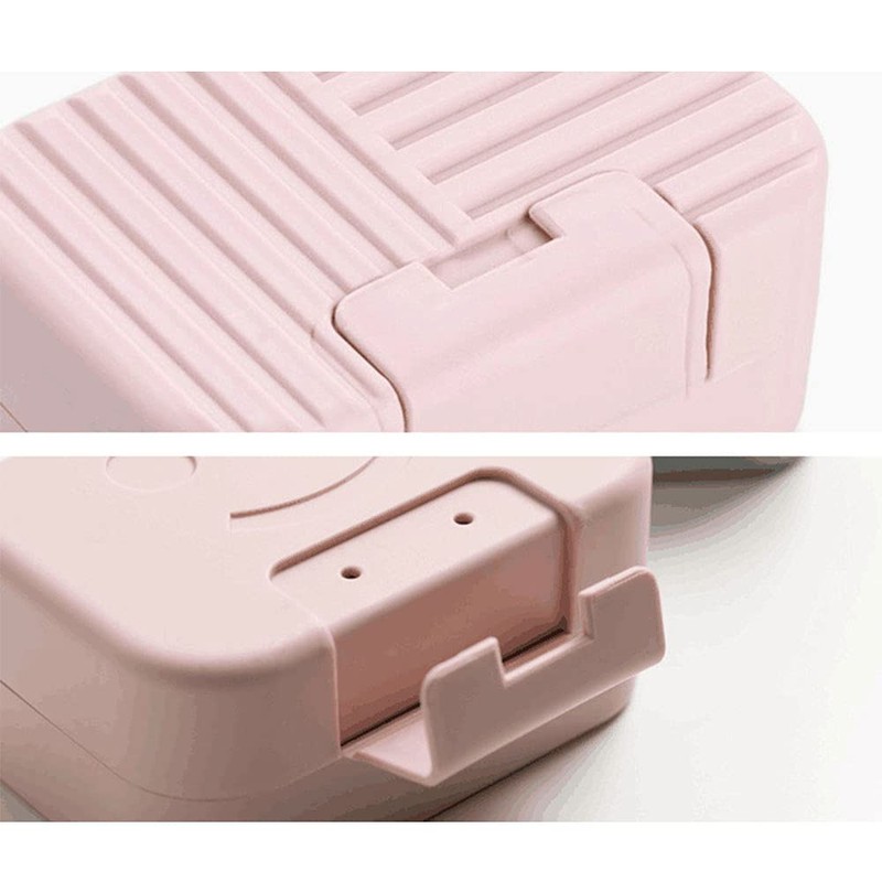 Travel Soap Box Soap Container with Lid Plastic Portable Soap