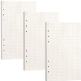 135 Sheets/270 Pages A5 Dot Grid Paper, BetterJonny 6 Holes Refill Lined Paper 100gsm Loose Leaf Binder Paper for A5 Binder Loose Leaf Refill Planner Inserts for Binder Refillable Journals Notebooks