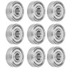 10PCS S626Z 6x19x6MM Stainless Steel Ball Bearings for Roller Skates