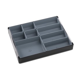 Token Silo Convertible | Store and Organize Board Game Tokens | 9 Removable Trays in 3 Different Sizes | Stackable Token Box | Convenient Space-Saving Design | Black | Made by Gamegenic (GGS22001ML)