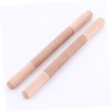 CIYODO Ridged Rolling Pin for Baking Wooden Pasta Rolling Stick