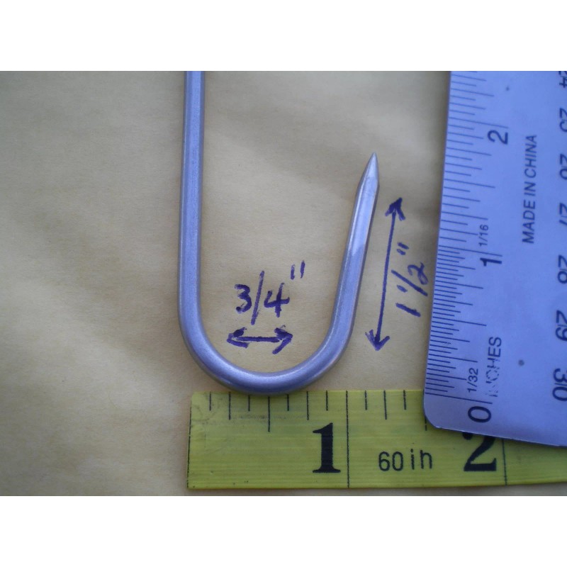 HAND MADE 25 PCS. HEAVY DUTY STAINLESS STEEL MEDIUM MEAT/POULTRY