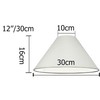 Empire Cotton Coolie Lamp Shades for Table Lamps and Pendant