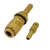 RIVERWELD Argon Quick Connect Fittings Hose Gold Connector for QQ300