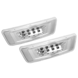 TINWID1919 2pcs Front Side Fender Marker led Light Fits for Kenworth T680 T770 T880 and Peterbilt 576 LED Side Turn Signal Indicator Lights Driver Side and Passenger Side