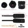 Adjustable Ankle Weights 1-10 LBS Pair with Removable Weight for