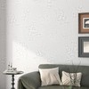 Stickyart White Peel and Stick Removable Wallpaper Floral Wall Paper