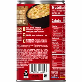 Campbell's Chunky Healthy Request Soup, Chicken Corn Chowder, 18.8 Oz, Pack of 12