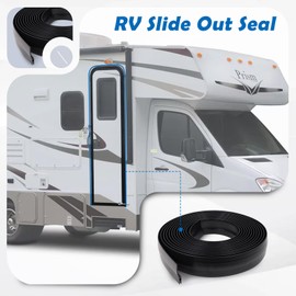 SoCiMa 018-546 Door Window Channel Seal Mounts with Clip On Wiper W/2'Wiper-7/16'X3'X35