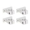 4 Pcs Rail Guide Support Aliminum Alloy Linear Motion Bracket