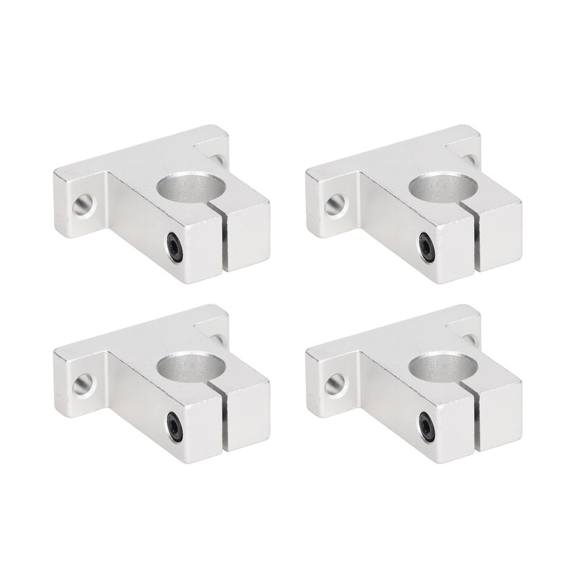 4 Pcs Rail Guide Support Aliminum Alloy Linear Motion Bracket