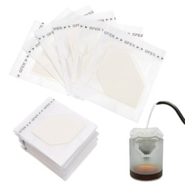 VANANA 50 Pcs Diamond-Shaped Disposable Hanging Ear Coffee Filter Bags, Portable Single Serve Drip Coffee Bags for Travel, Camping, Home & Office (50, White, 3.5 x 2.9 inches - Diamon Shape)