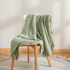 Simple&Opulence Microfiber Throw Blanket Grid Design,130cm x 170cm,Super Soft Fluffy