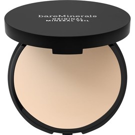 bareMinerals Original Pressed Mineral Veil Setting Powder with Puff Applicator, Matte Weightless Talc-Free Finishing Powder Makeup, Extends Makeup Wear, Vegan - Sheer Fair