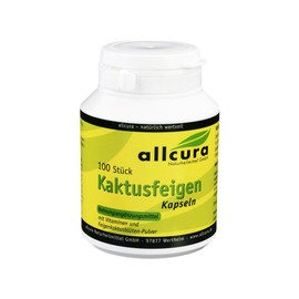 Allcura Cactus fig capsules, pack of 100.