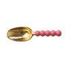 Creative Co-Op Enameled Aluminum Kitchen Scoop, Pink and Gold
