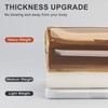 AmazerBath Shower Curtain Liner, 100% EVA Soft Clear Amber Heavy