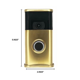 Traditional Video Doorbell Cover (Ring 2nd Generation Compatible) (High Polished Brass)