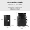 LEONARDO VERRELLI Waiter Wallet Made of Leather, Waiter's Wallet, Taxi,