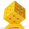 Kancharo Metal Cube [3x3 Cube with Japanese Strategy] (Yellow)