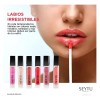 Brillo Gloss Labial Seytú Color Rubi Con Luz Y Espejo