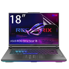 KEANBOLL 2 Pack Screen Protector for New 2025-2024-2023 ASUS ROG Strix Scrar 18 / ROG Strix G18 & AUSU TUF Gaming A18 & Razer Blade 18 Gaming Laptop (18 Inch), Anti Scratch HD Crystal Clear (PET)
