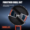 NIBBLAX 2-5/8" Forstner Bit for Wood, 2-5/8 Inch (Dia.) Wood