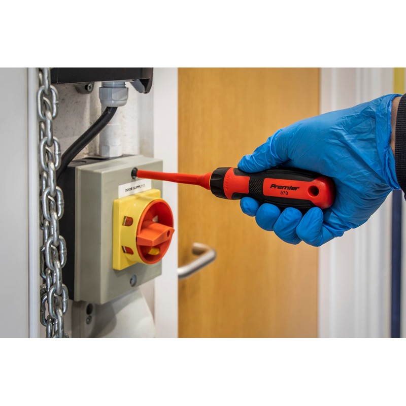 Sealey Interchangeable Screwdriver Set, 8pc - VDE Approved - AK61280