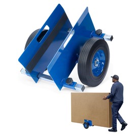 MEILANHUI Panel Dolly Heavy Duty Drywall Cart, 1100LBS Capacity Adjustable Sheet Mover with 10" Solid Wheels Panel Cart for Drywall, Plywood, Doors Material Handling All Terrain Slab Dolly