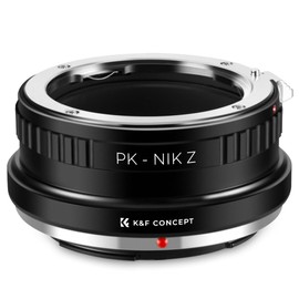 K&F Concept Manufacturer Direct Store Mount Adapter PK Mount Nikon Z Mount Conversion Pentax K Lens to Nikon Z Camera Pentax K Nikon Z ZF Z8 Camera Conversion Lens Adapter Infinity Precision
