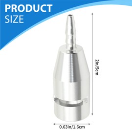 LIDSCURA Aluminum Fuel Filter Return Line Connector, Return Line Repair Quick Connector, Replacement for Ford F Series 250 350 450 550 2017 2018 2019 2020 2021 2022