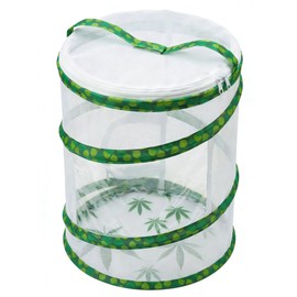 Joeyset Butterfly Habitat Cage 14 x 11.8 x 11.8 in, Pop-Up Mesh Insect Terrarium & Caterpillar Enclosure for Observing & Raising Butterflies, Portable Collapsible for Outdoor & Classroom Use