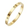 AIDUOMIRZER Stainless Steel Bracelets for Men and Women Gold Bracelet
