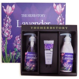 Lavender Body Wash, Body Lotion & Hand Cream 3-Piece Set Gift Set (Boxed)