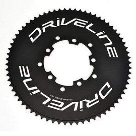 Driveline 69T AL7075 Road Bike Bicycle TT Chainring 69T, BCD, 110/130 mm, Black # st1408