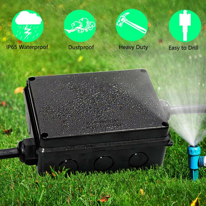 Electrical Box, Outdoor Waterproof Box IP65 Junction Box with Reserved