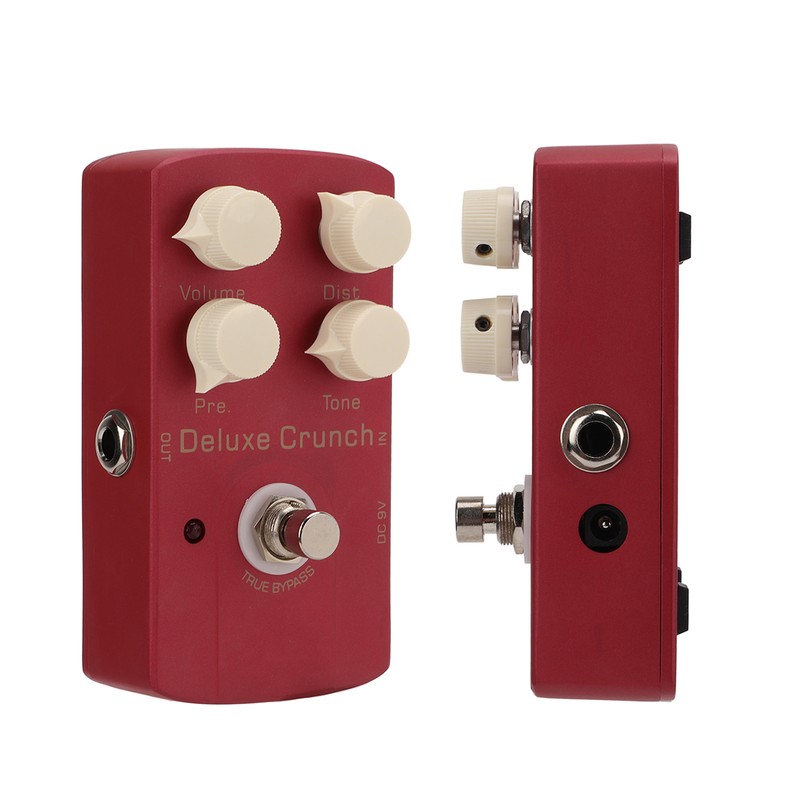 Electric Guitar Effect Pedal Deluxe Crunch Distortion Single Instrument Accessory