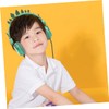SHINEOFI Rhinestone Dinosaur Headset with Microphone Over Ear Headphones for