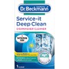 Dr. Beckmann Service-it Deep Clean Dishwasher Cleaner | Hygienically cleans and removes bad odours | Incl. wet wipe | 75 g