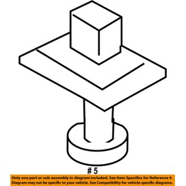 Volkswagen VW OEM 12-18 Passat Rear Bumper-Spoiler Rivet WHT005263